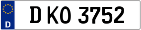 Truck License Plate